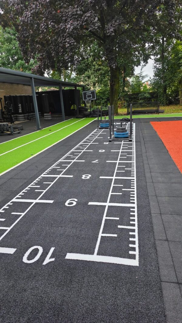SPRINTTRACK NUMBERS PRO 12x2m - Black/White - Afbeelding 3