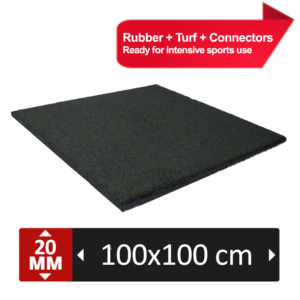 FIT ULTRA TURF - Zwart - 100x100x2cm