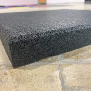 Alternative view of BE PLATFORM | RUBBER TEGEL 50-40 | ZWART